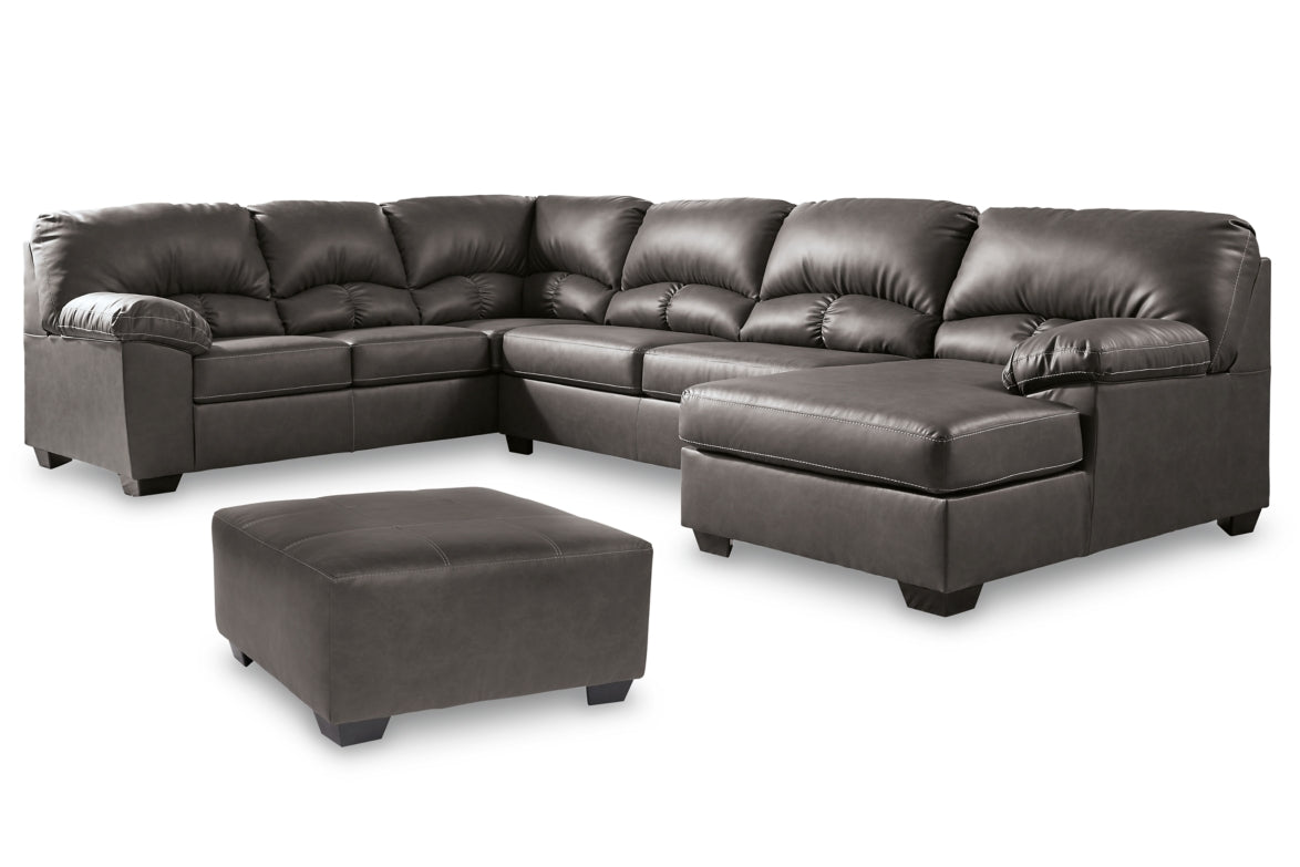 Aberton 3-Piece Sectional with Ottoman - PKG007284 - furniture place usa