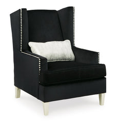 Harriotte Chair and Ottoman - furniture place usa