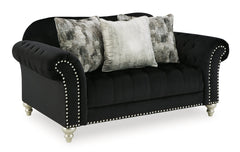 Harriotte Sofa and Loveseat - furniture place usa