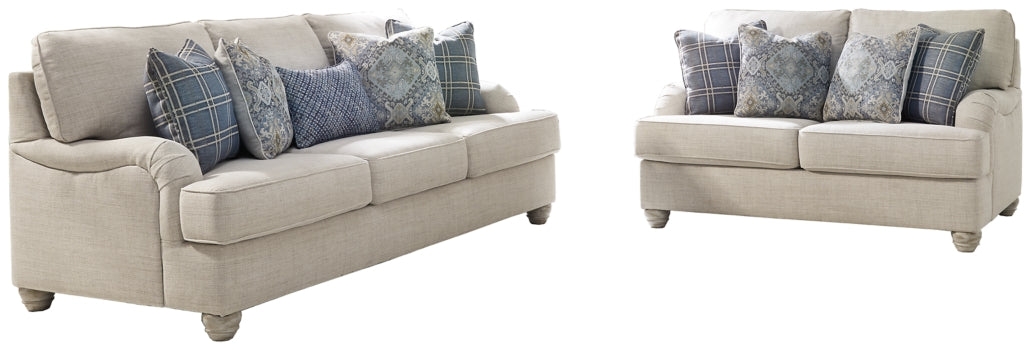 Traemore Sofa and Loveseat - furniture place usa
