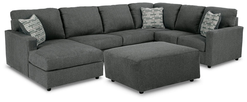 Edenfield 3-Piece Sectional with Ottoman - PKG014851 - furniture place usa