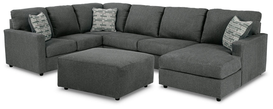Edenfield 3-Piece Sectional with Ottoman - PKG014852 - furniture place usa