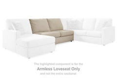 Edenfield Armless Loveseat - furniture place usa