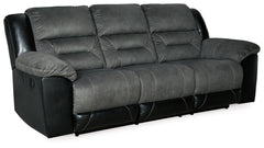 Earhart Sofa and Recliner - furniture place usa