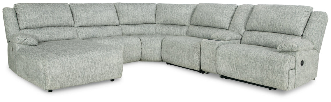 McClelland 6-Piece Reclining Sectional with Chaise - 29302S6 - furniture place usa
