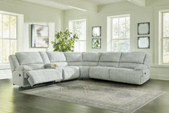 McClelland 6-Piece Reclining Sectional - furniture place usa