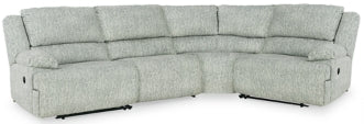 McClelland 4-Piece Reclining Sectional - furniture place usa