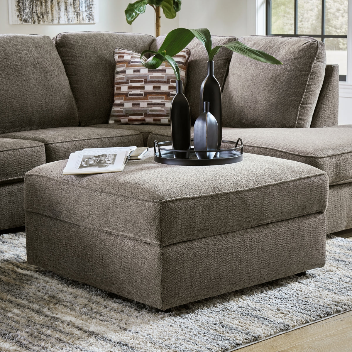 O'Phannon 2-Piece Sectional with Ottoman - PKG014855 - furniture place usa