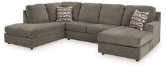 O'Phannon 2-Piece Sectional with Ottoman - PKG014856 - furniture place usa