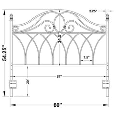 Zola Brown Queen / Full Headboard - furniture place usa