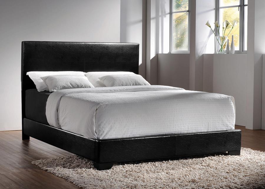 Conner Black Full Bed - furniture place usa