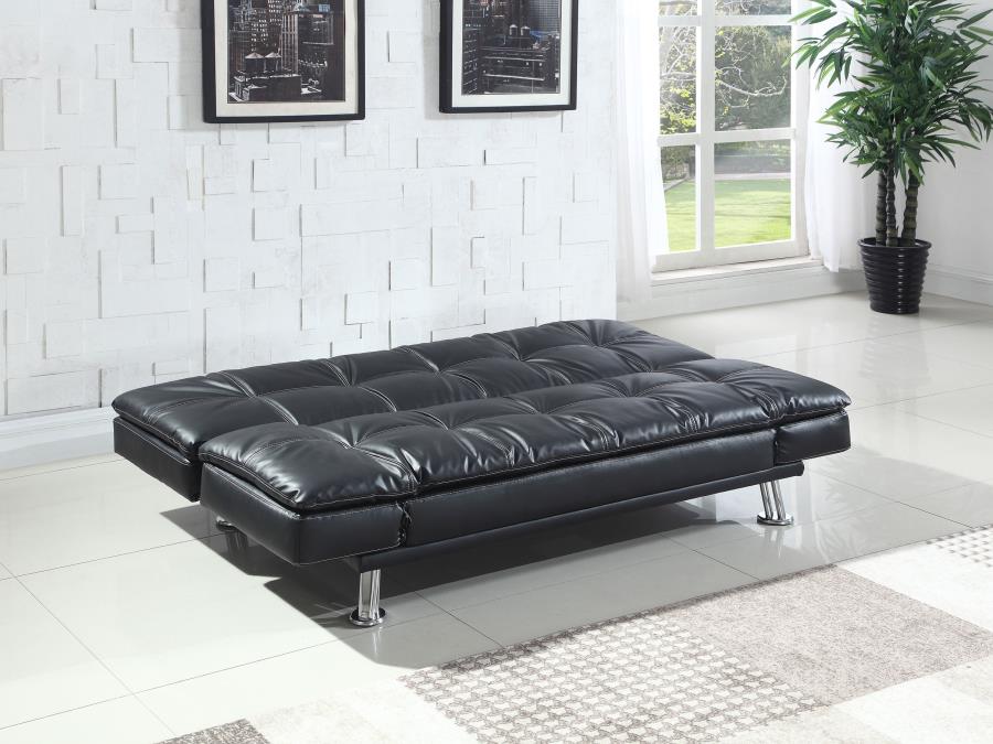 Dilleston Black Sofa Bed - furniture place usa