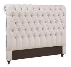 Devon Beige Full Headboard - furniture place usa