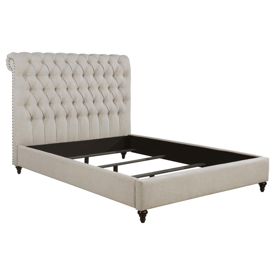 Devon Beige California King Bed - furniture place usa