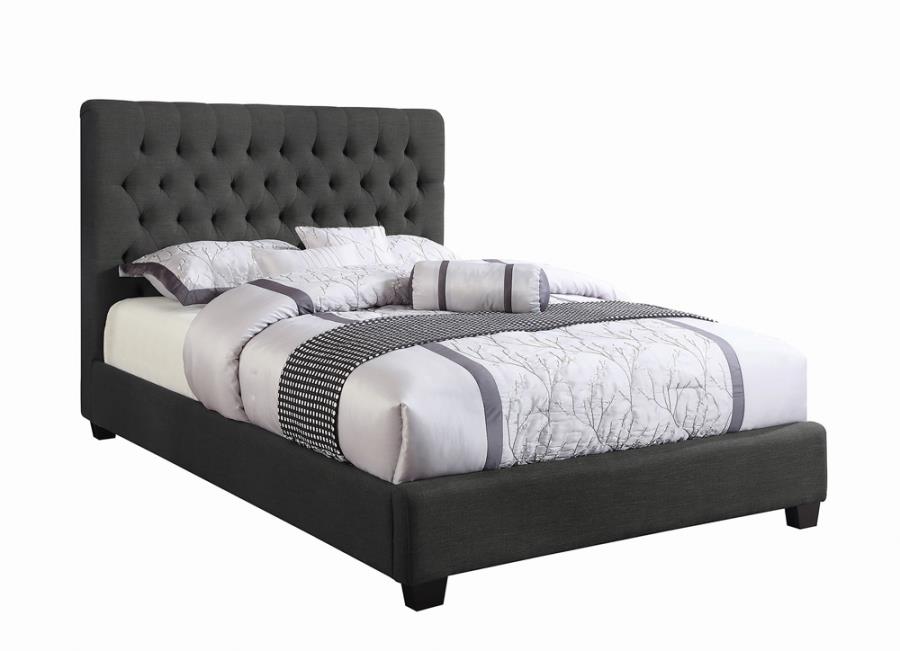 Chloe Grey Full Bed - furniture place usa