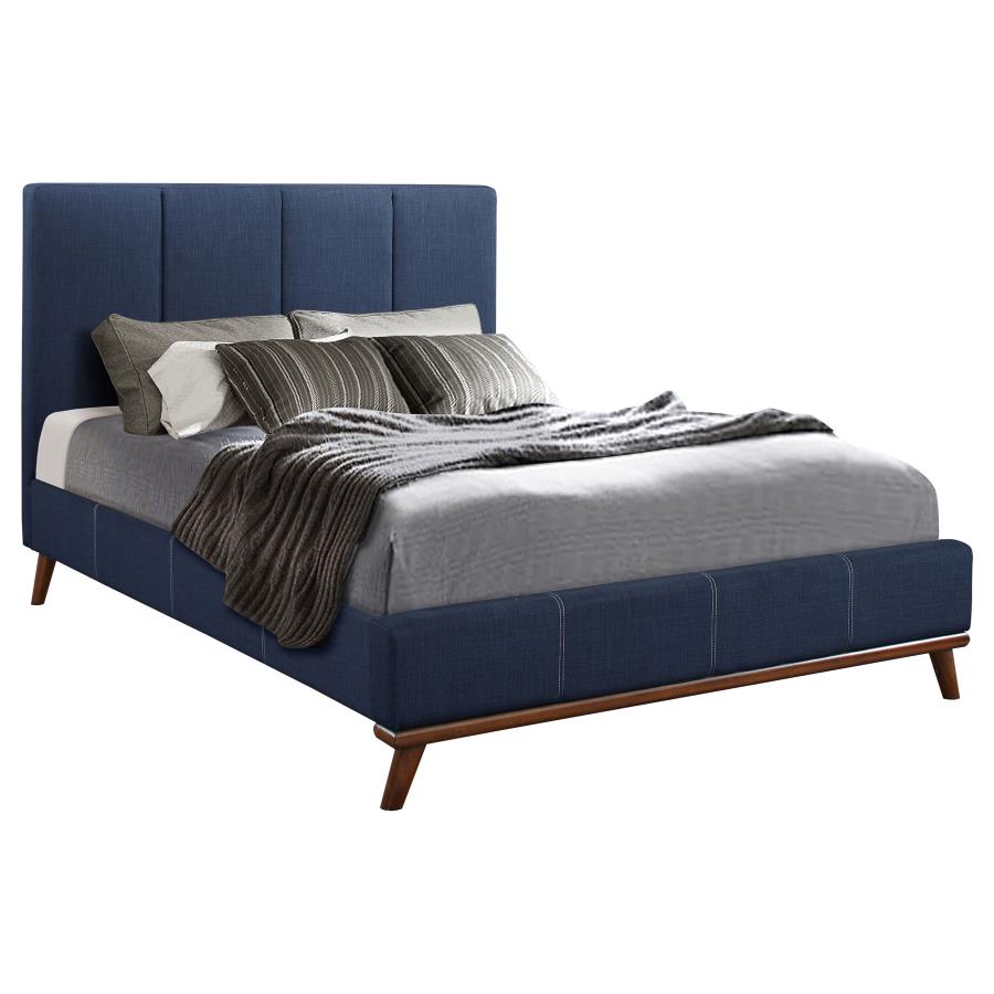 Charity Blue Eastern King Bed - furniture place usa