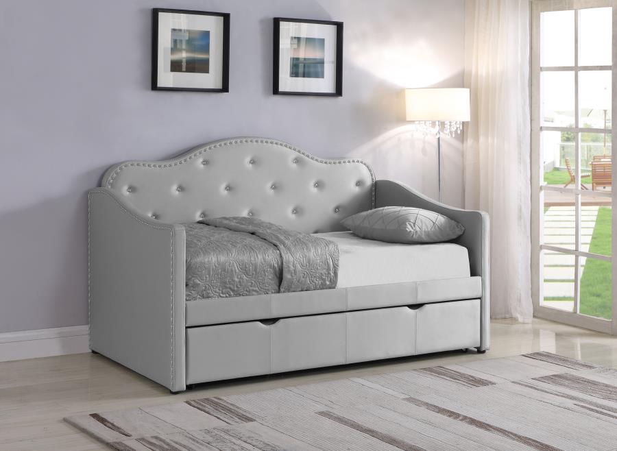 Elmore Grey Twin Daybed W/ Trundle - furniture place usa