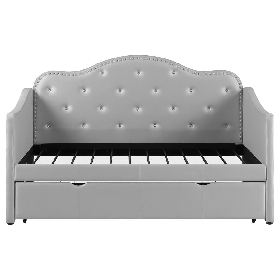 Elmore Grey Twin Daybed W/ Trundle