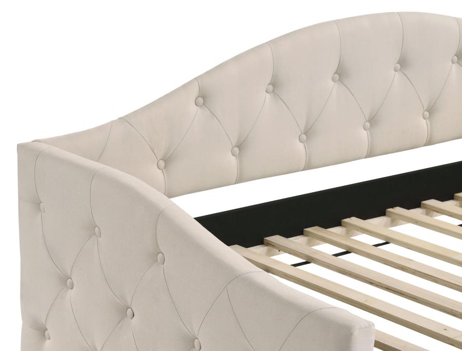 Sadie Beige Twin Daybed W/ Trundle - furniture place usa