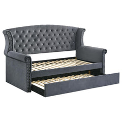 Scarlett Grey Twin Daybed W/ Trundle - furniture place usa