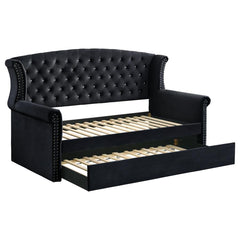 Scarlett Black Twin Daybed W/ Trundle