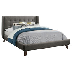 Carrington Grey Queen Bed - furniture place usa