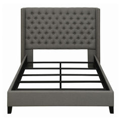 Bancroft Grey Eastern King Bed - furniture place usa