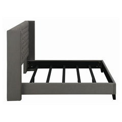 Bancroft Grey Eastern King Bed - furniture place usa