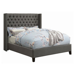 Bancroft Grey California King Bed - furniture place usa