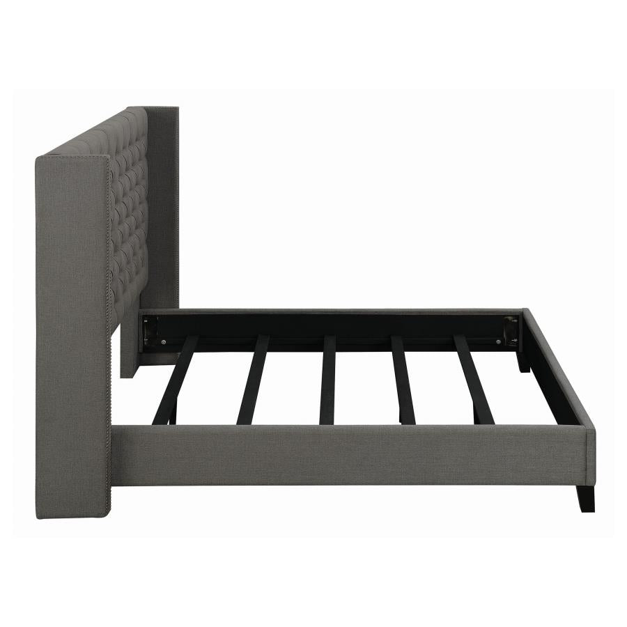 Bancroft Grey California King Bed - furniture place usa