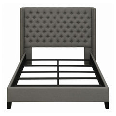 Bancroft Grey Queen Bed - furniture place usa