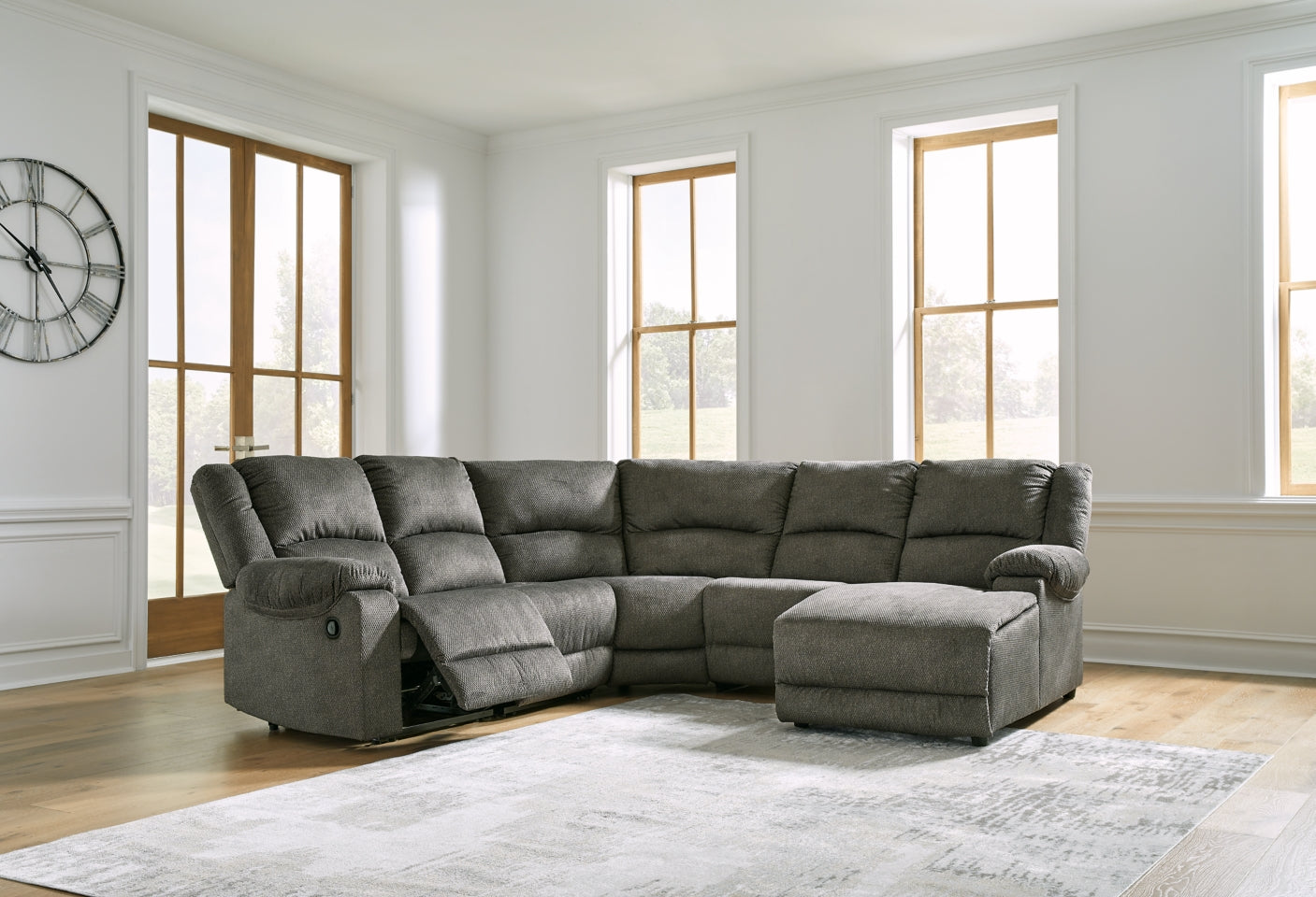 Benlocke 5-Piece Reclining Sectional with Chaise - 30402S10 - furniture place usa