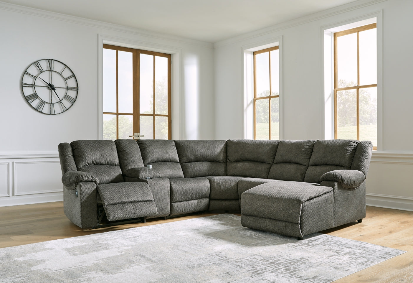 Benlocke 6-Piece Reclining Sectional with Chaise - 30402S11 - furniture place usa