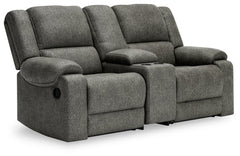 Benlocke 3-Piece Reclining Loveseat with Console - furniture place usa