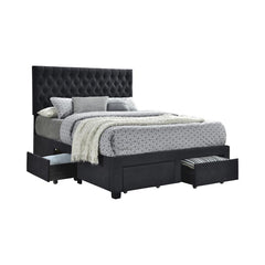 Soledad Grey Queen Storage Bed - furniture place usa
