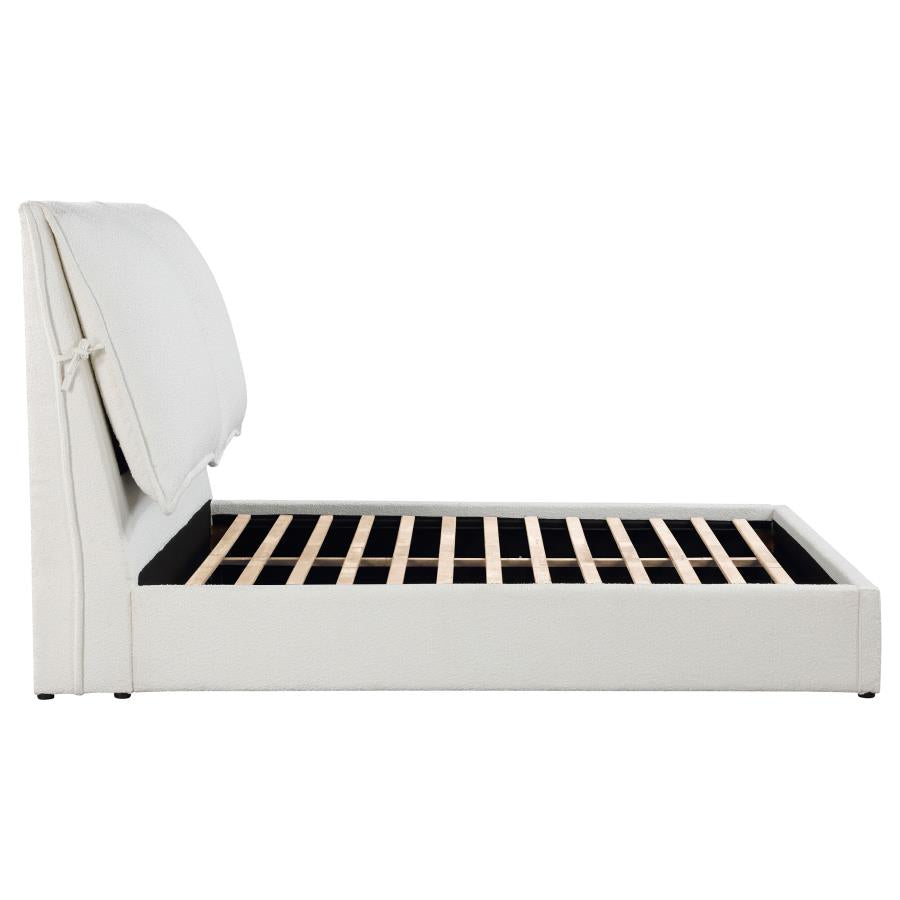 Gwendoline White Eastern King Bed - furniture place usa