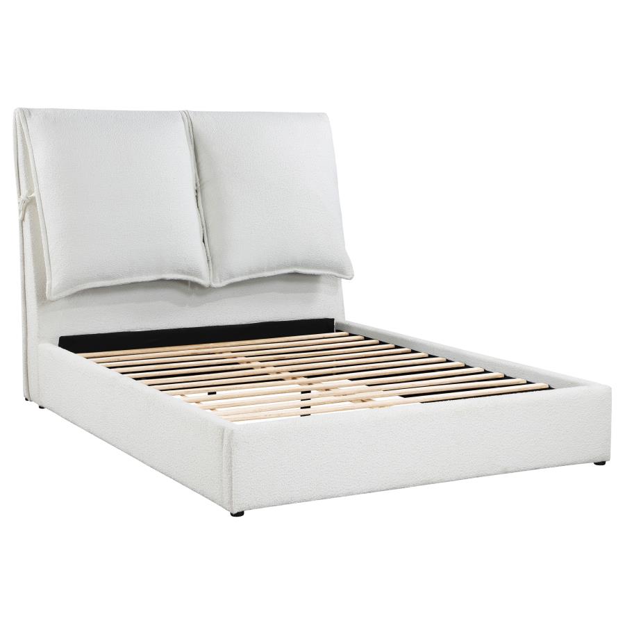 Gwendoline White Queen Bed - furniture place usa