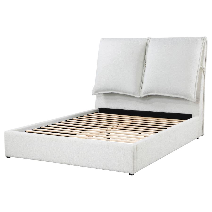 Gwendoline White Queen Bed - furniture place usa