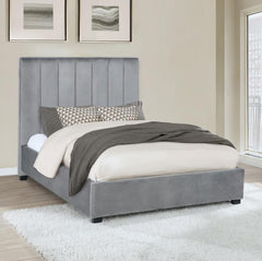 Arles Grey Eastern King Bed - furniture place usa