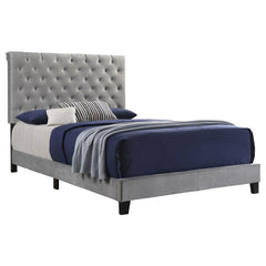 Warner Grey Eastern King Bed - furniture place usa