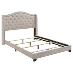 Sonoma Beige Queen Bed - furniture place usa