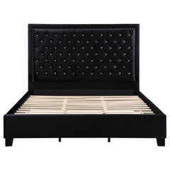 Hailey Black California King Bed - furniture place usa