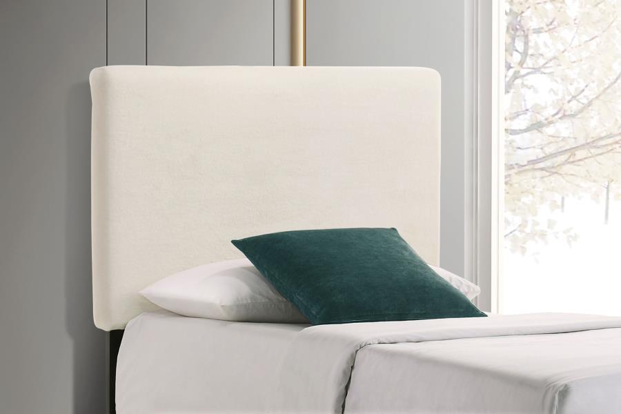 Gigi Ivory Twin Headboard - furniture place usa