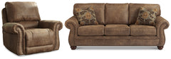 Larkinhurst Sofa and Recliner - furniture place usa