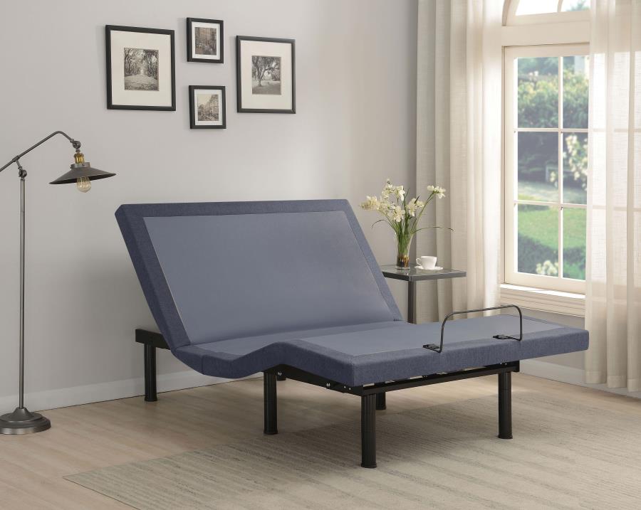 Clara Grey Full Adjustable Bed Base - furniture place usa