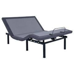 Negan Grey California King Adjustable Bed Base - furniture place usa