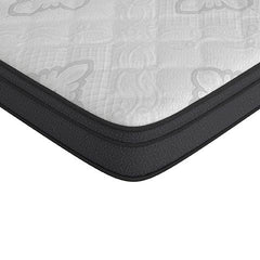 Evie White 9.25" Full Euro Top Innerspring Mattress - furniture place usa