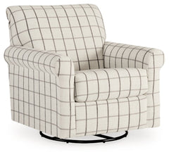 Davinca Swivel Glider Accent Chair - furniture place usa