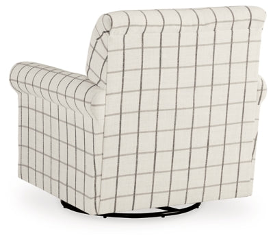 Davinca Swivel Glider Accent Chair - furniture place usa