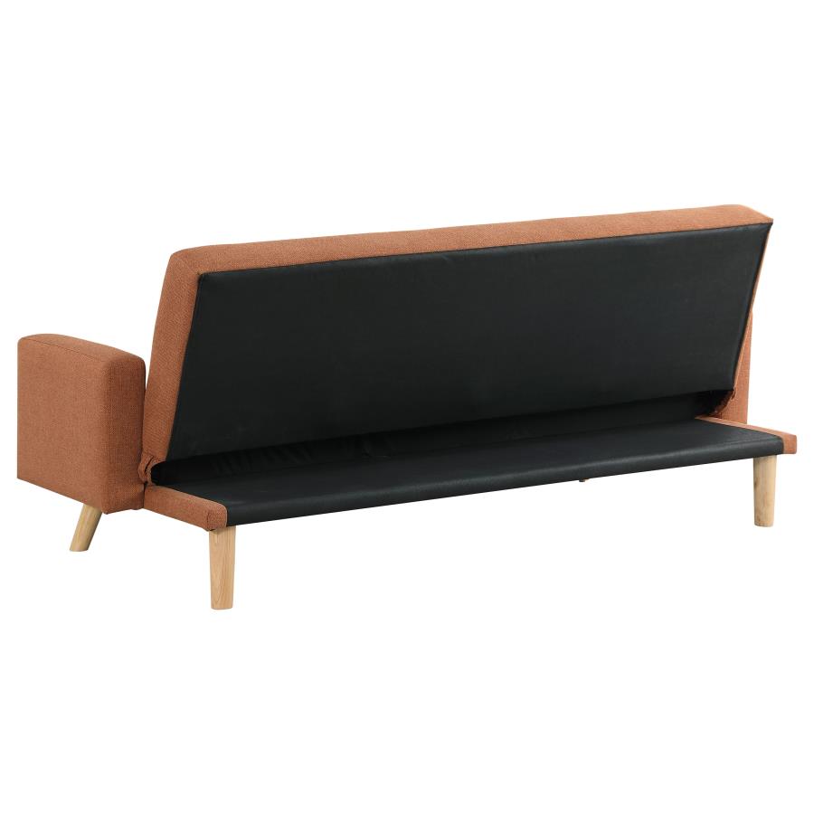 Kourtney Orange Sofa Bed - furniture place usa